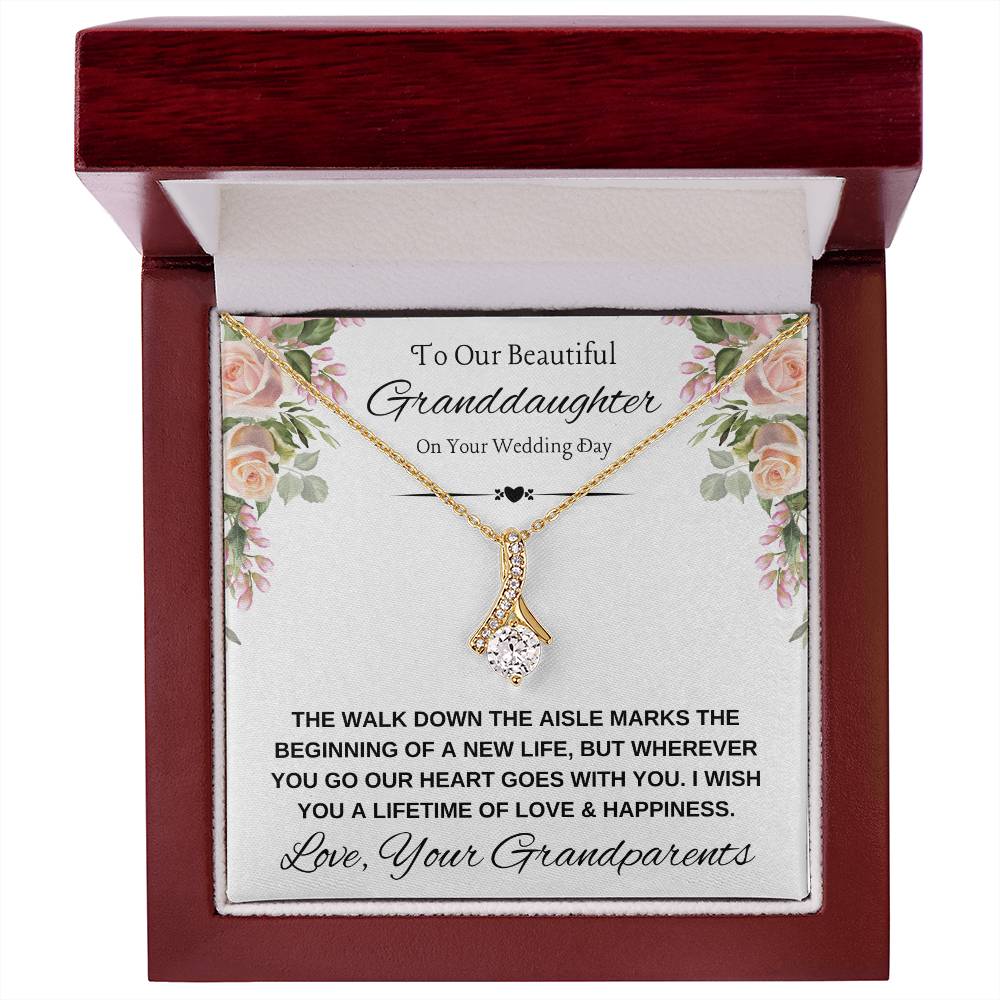 Granddaughter Wedding Necklace