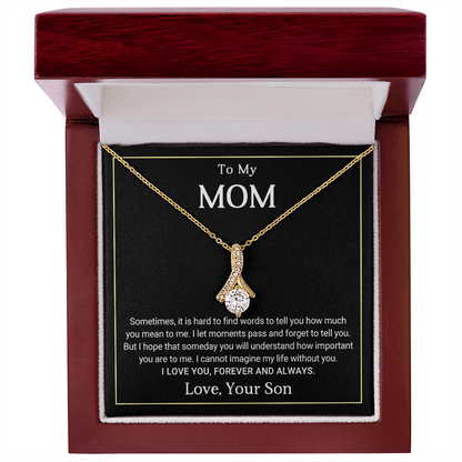 Forever and Always Mom Alluring Beauty Necklace from Son