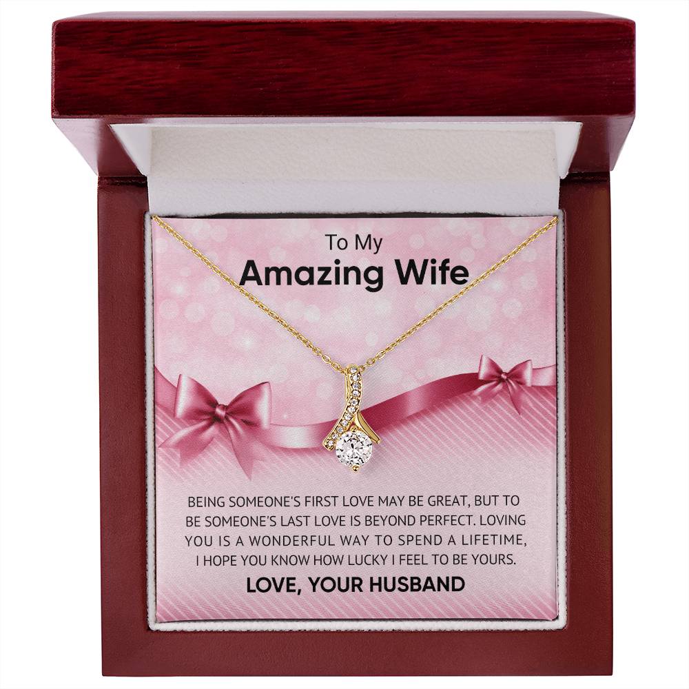 To My Amazingl Wife - Alluring Beauty Necklace