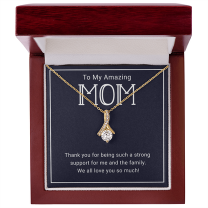 Stunning Alluring Beauty Pendant Necklace for Mom