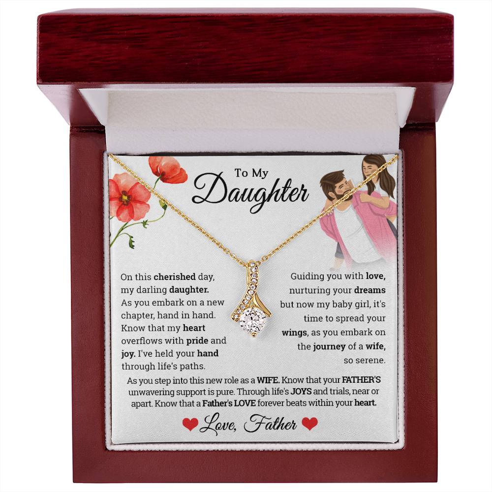 To My Daughter - Alluring Beauty Necklace