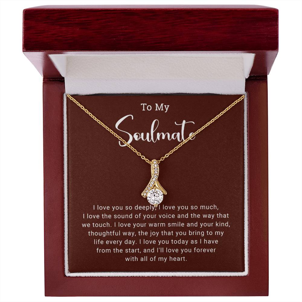 To My Soulmate - Alluring Beauty Necklace