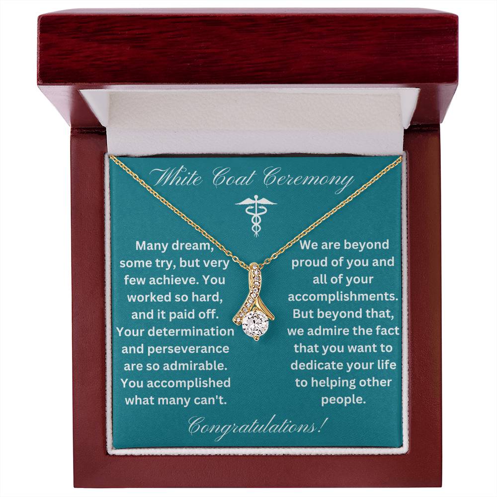 White Coat Ceremony Congratulations Necklace