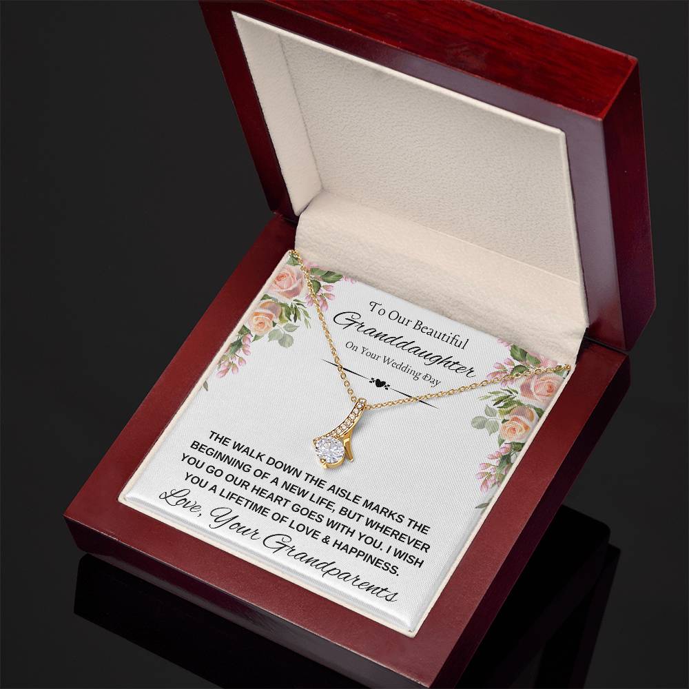 Granddaughter Wedding Necklace