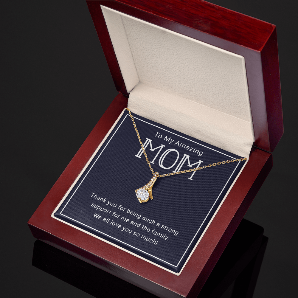 Stunning Alluring Beauty Pendant Necklace for Mom