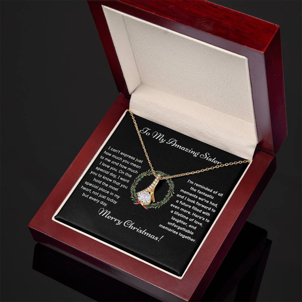 Christmas Sisterly Love Necklace