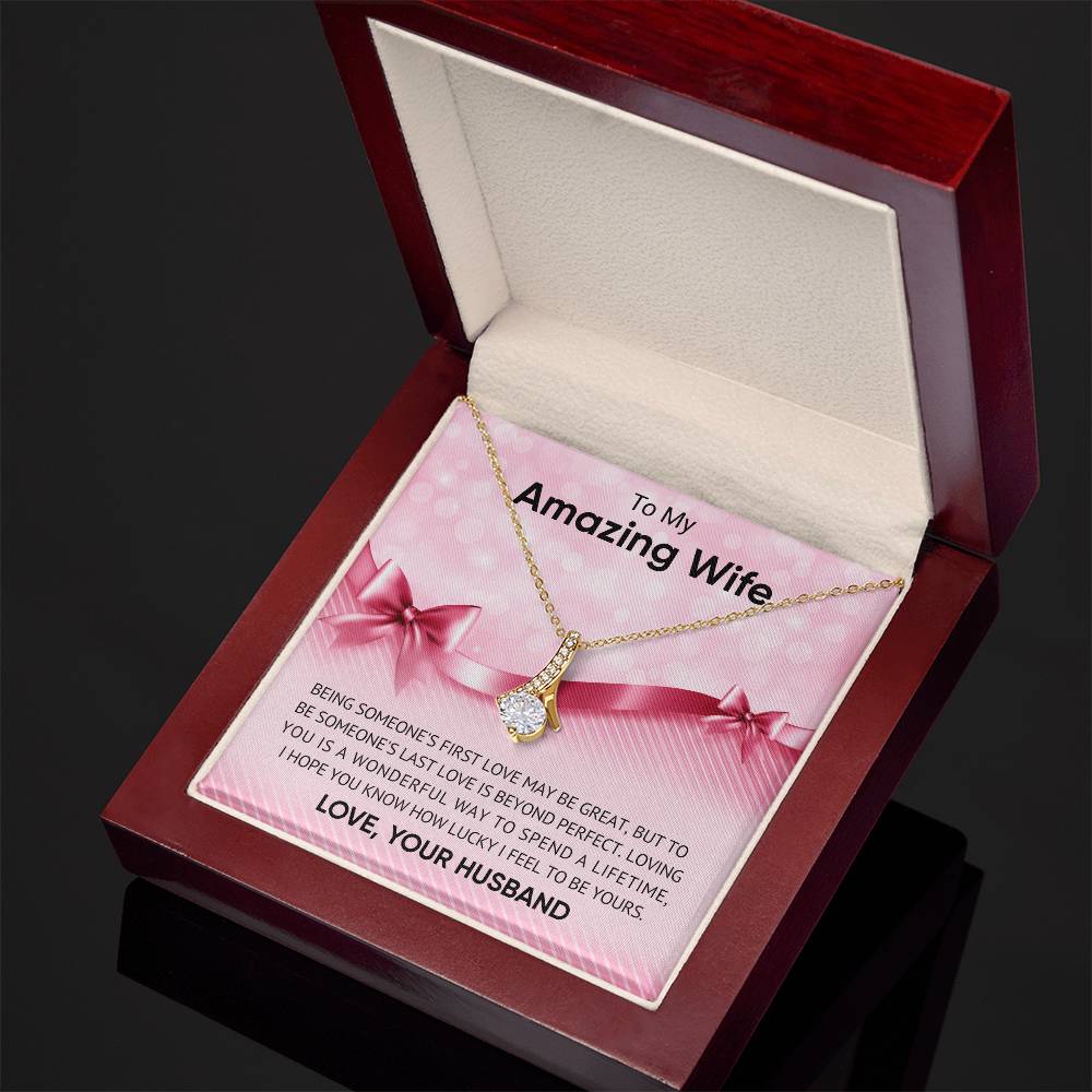 To My Amazingl Wife - Alluring Beauty Necklace