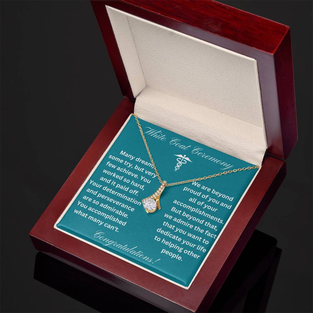 White Coat Ceremony Congratulations Necklace