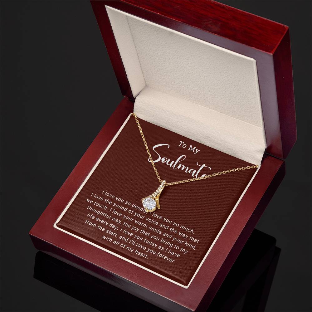 To My Soulmate - Alluring Beauty Necklace