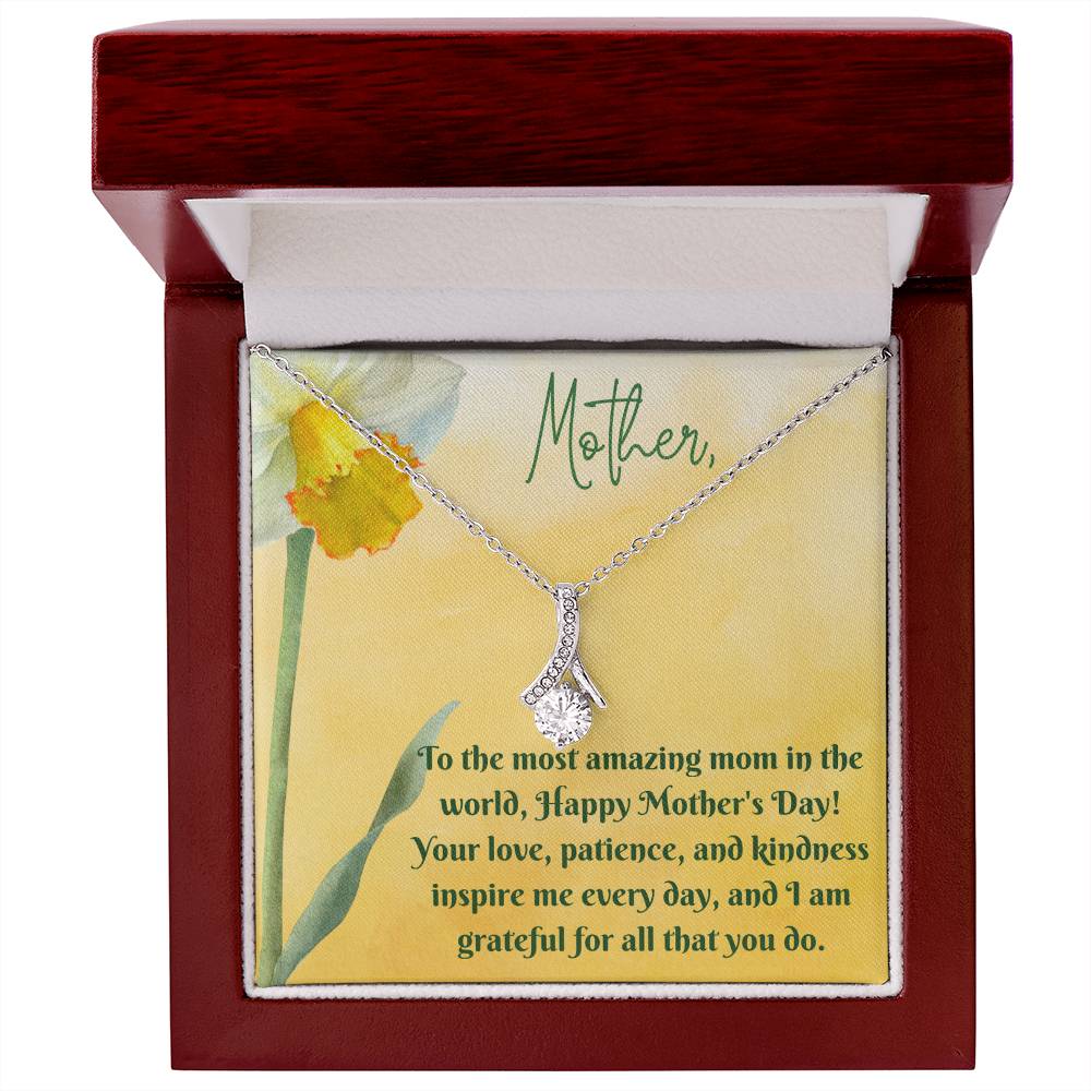 To the Most Amazing Mom Necklace