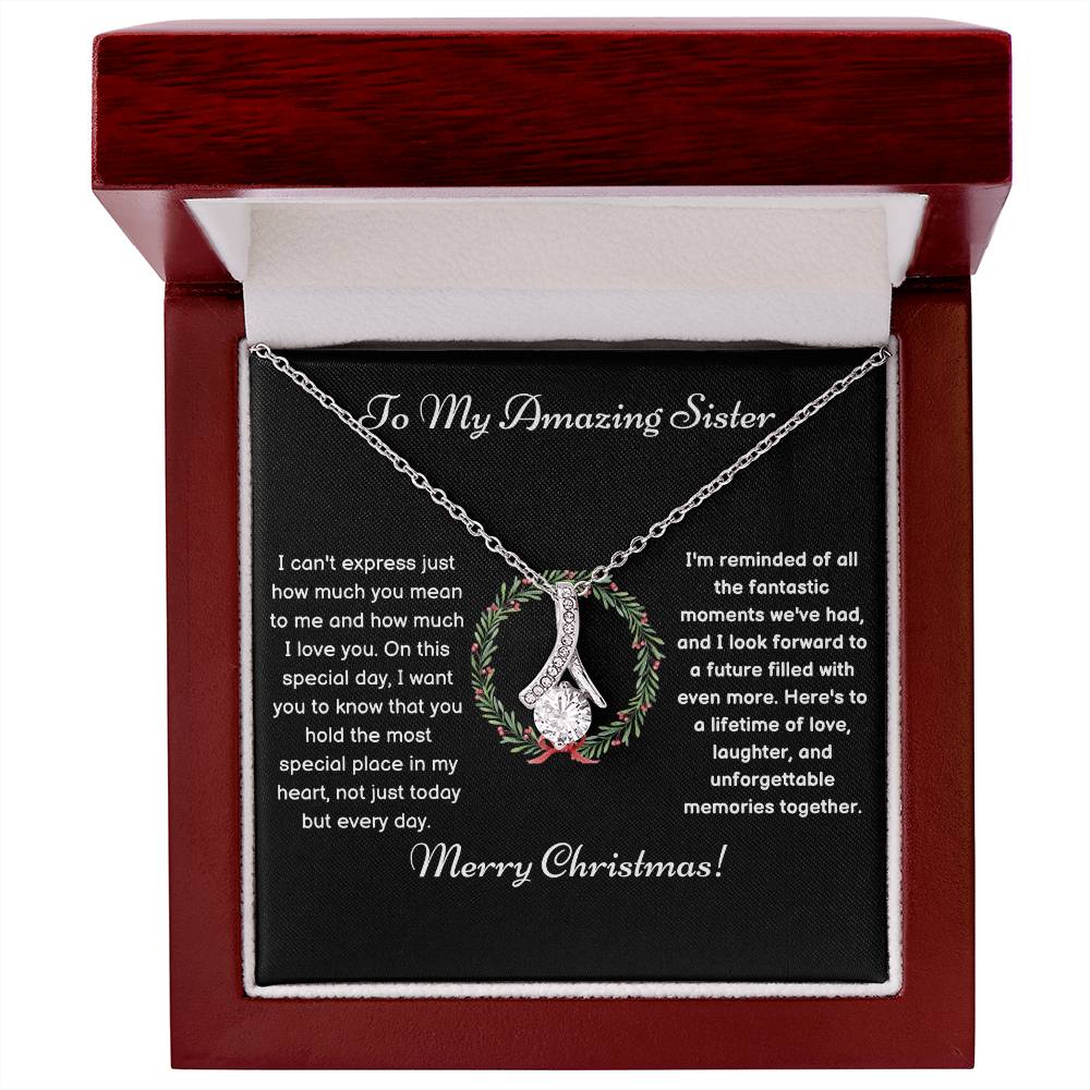 Christmas Sisterly Love Necklace