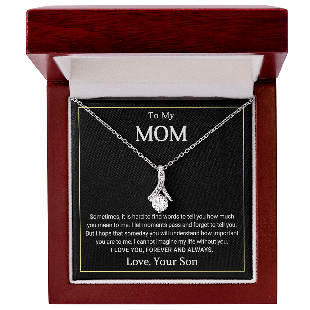 Forever and Always Mom Alluring Beauty Necklace from Son