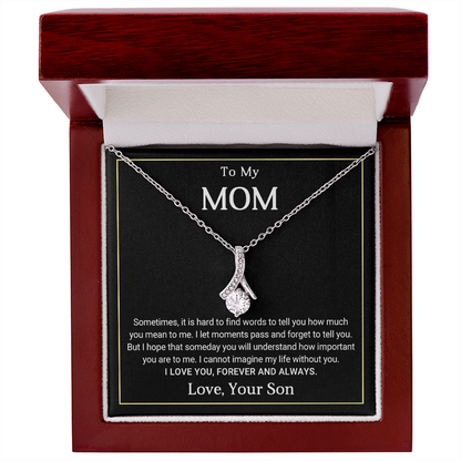 Forever and Always Mom Alluring Beauty Necklace from Son