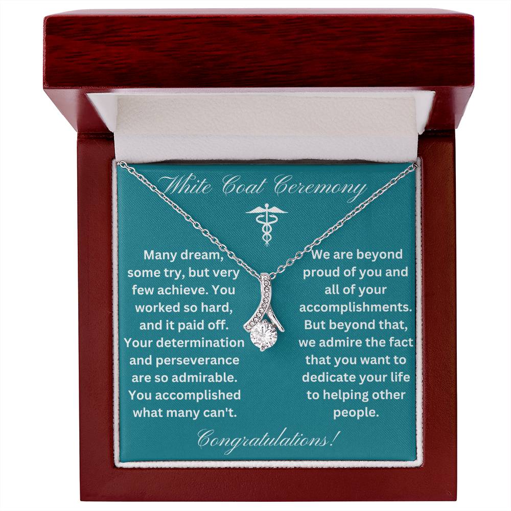 White Coat Ceremony Congratulations Necklace