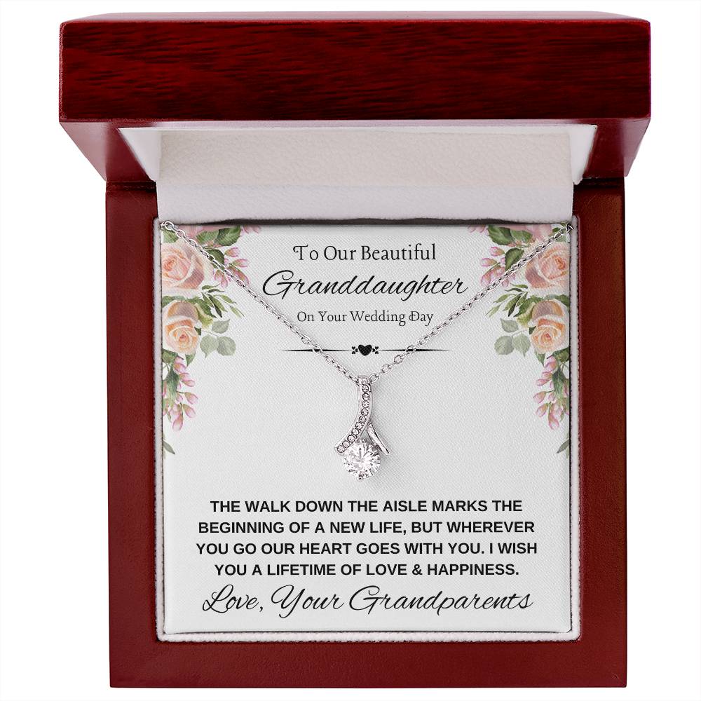 Granddaughter Wedding Necklace