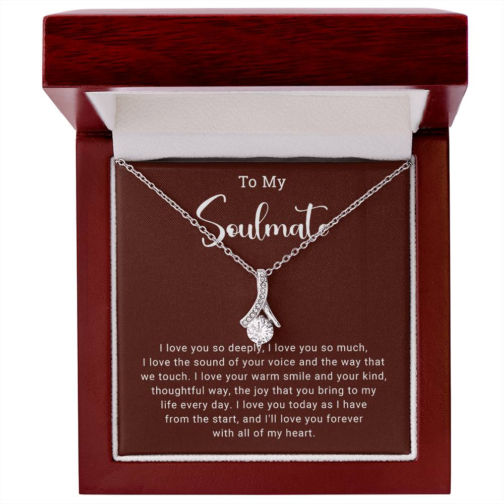 To My Soulmate - Alluring Beauty Necklace