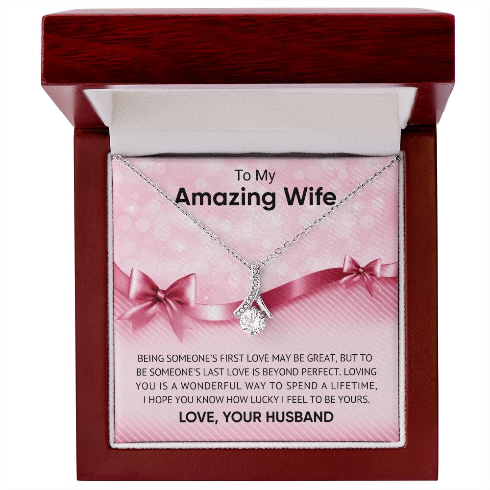 To My Amazingl Wife - Alluring Beauty Necklace