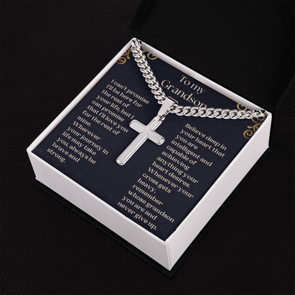 Grandson Cross Necklace