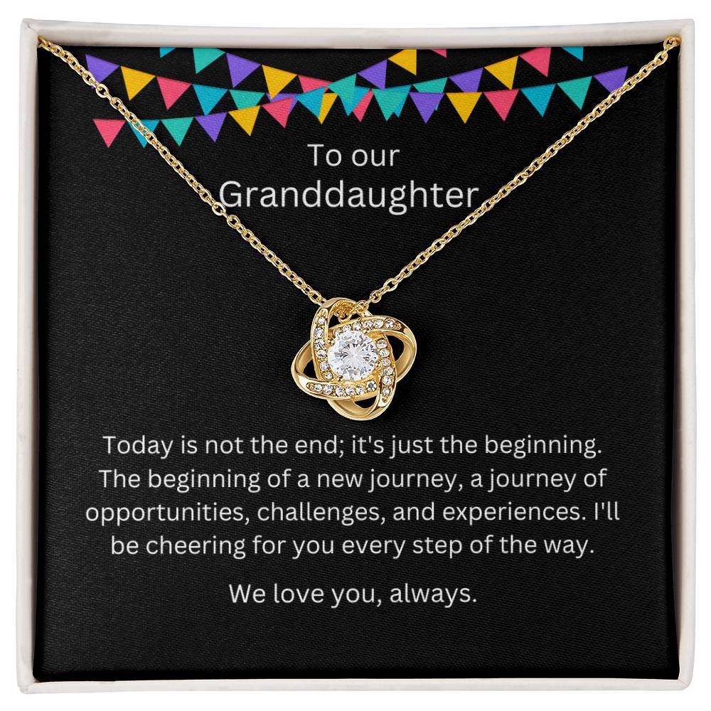 To Our Granddaughter Graduation Necklace