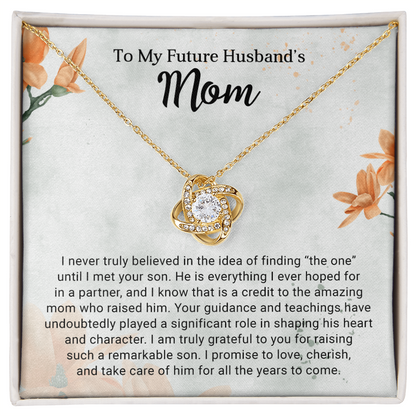 Love Knot Necklace for Future Husband's Mom