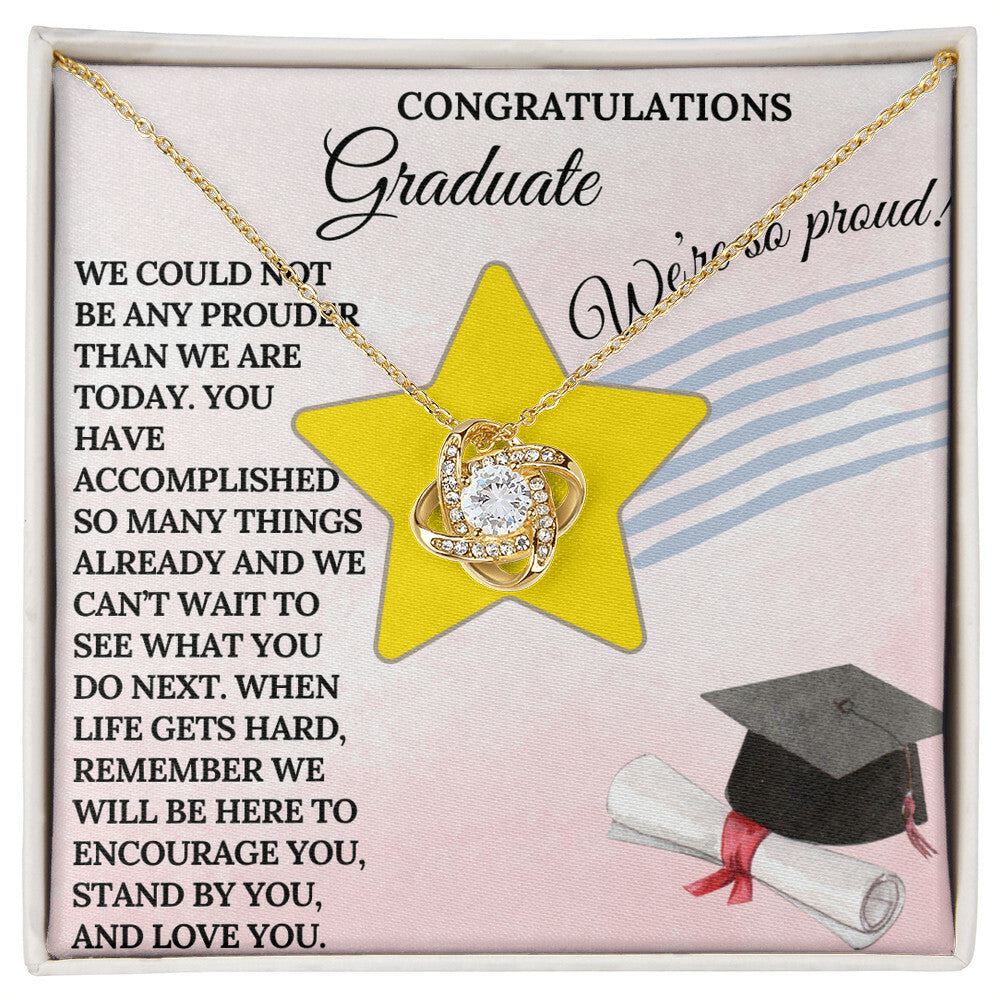 WE'RE SO PROUD GRADUATE NECKLACE