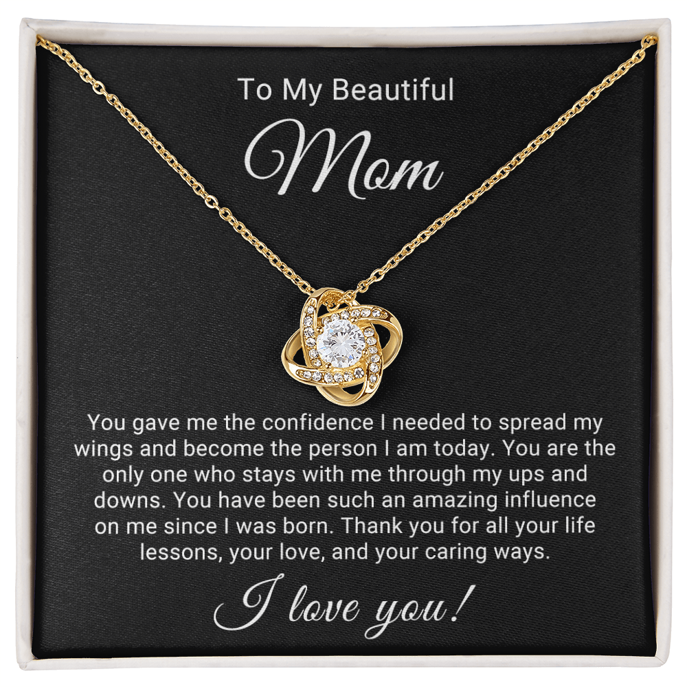 Love Knot Pendant Necklace for Beautiful Mom