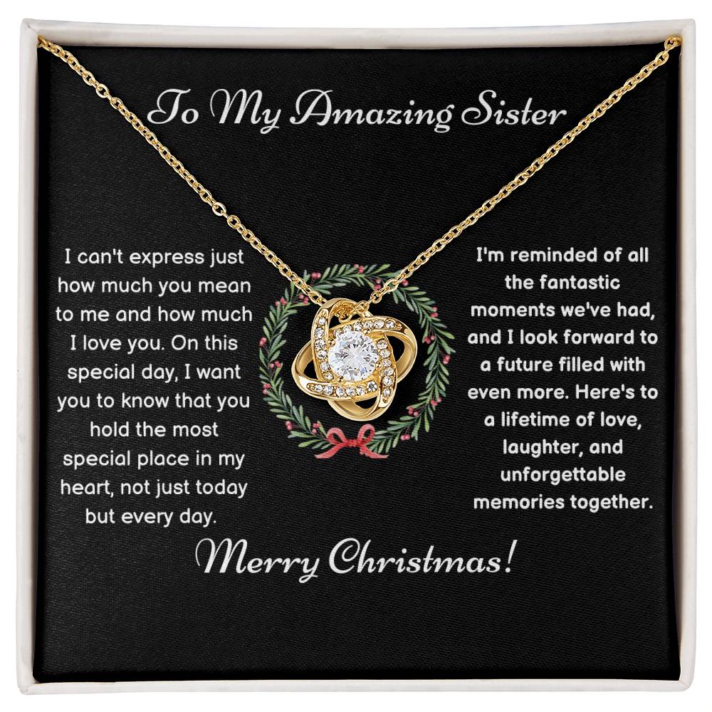 Sister Christmas Necklace