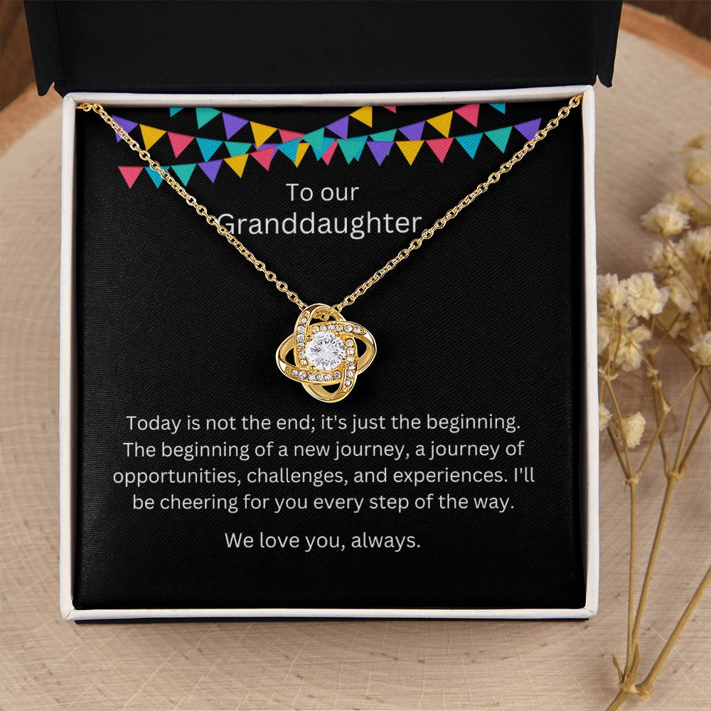 To Our Granddaughter Graduation Necklace