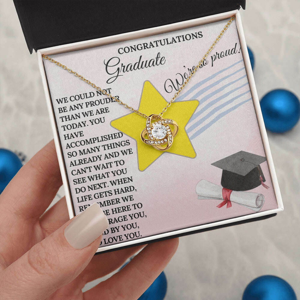 WE'RE SO PROUD GRADUATE NECKLACE