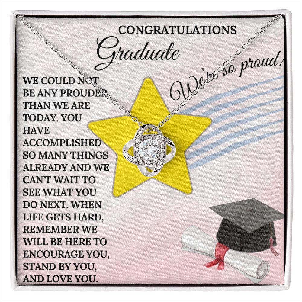 WE'RE SO PROUD GRADUATE NECKLACE