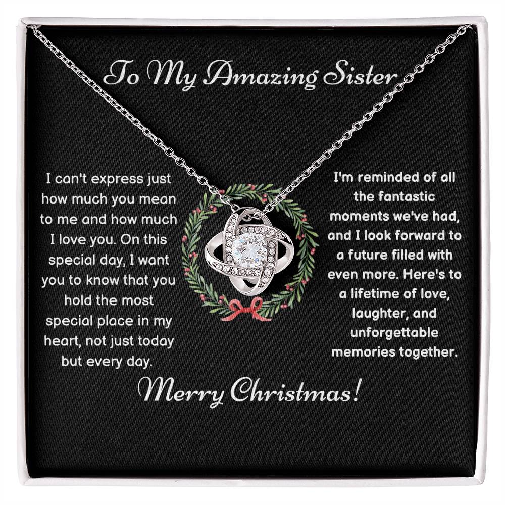 Sister Christmas Necklace