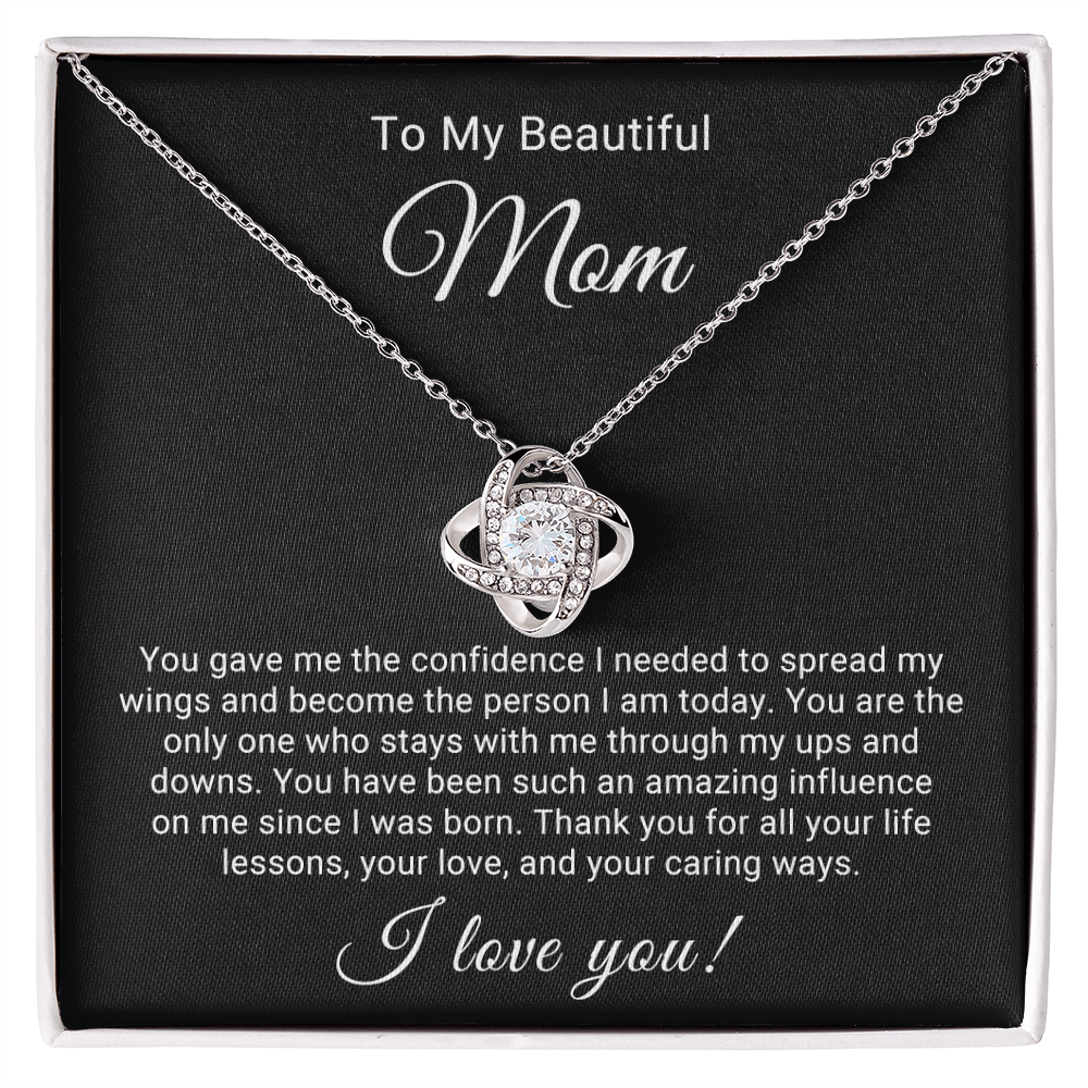 Love Knot Pendant Necklace for Beautiful Mom