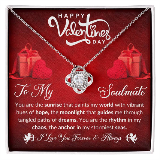 Soulmate Forever and Always Valentine's Necklace