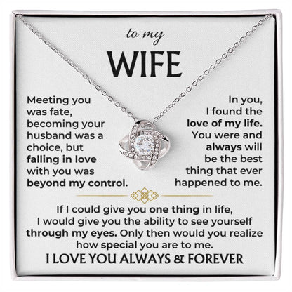 Love of my Life Love Knot Necklace