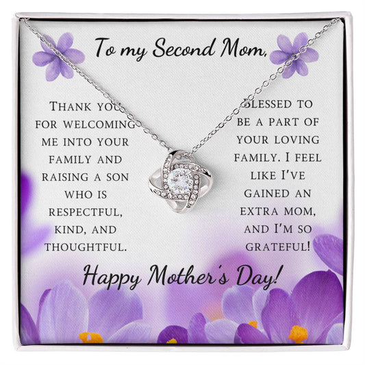 TO MY SECOND MOM LOVE NOT NECKLACE