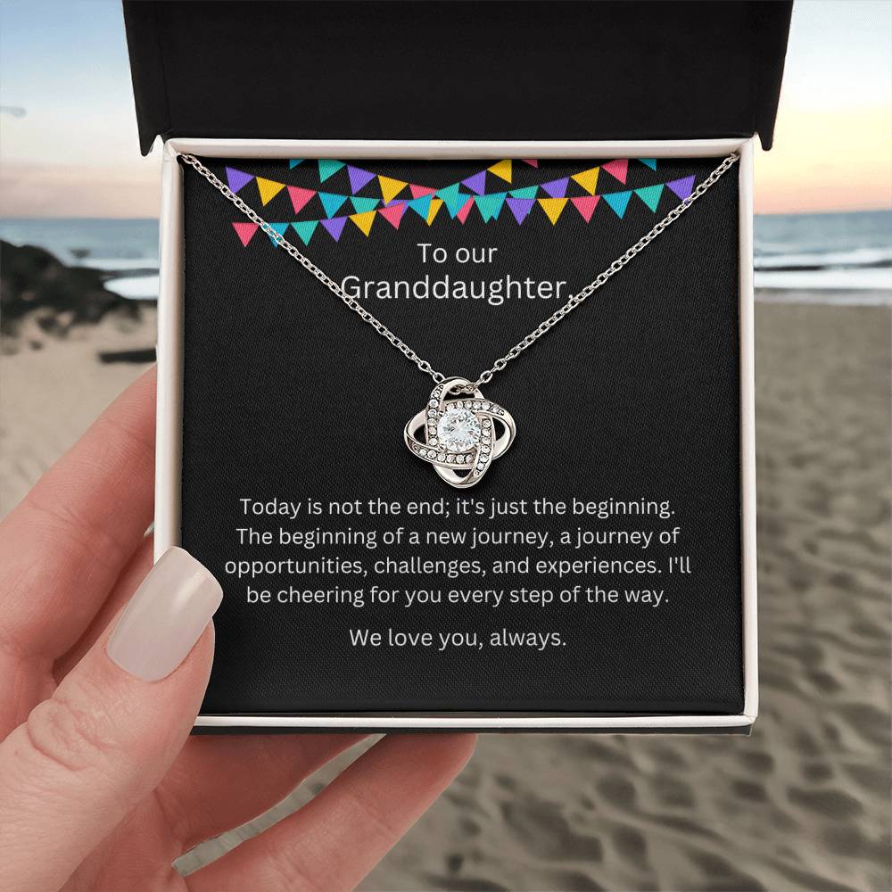 To Our Granddaughter Graduation Necklace