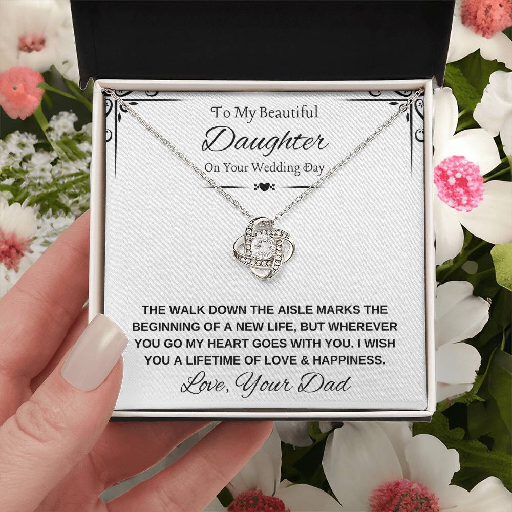 Daughter Bride Necklace from Dad