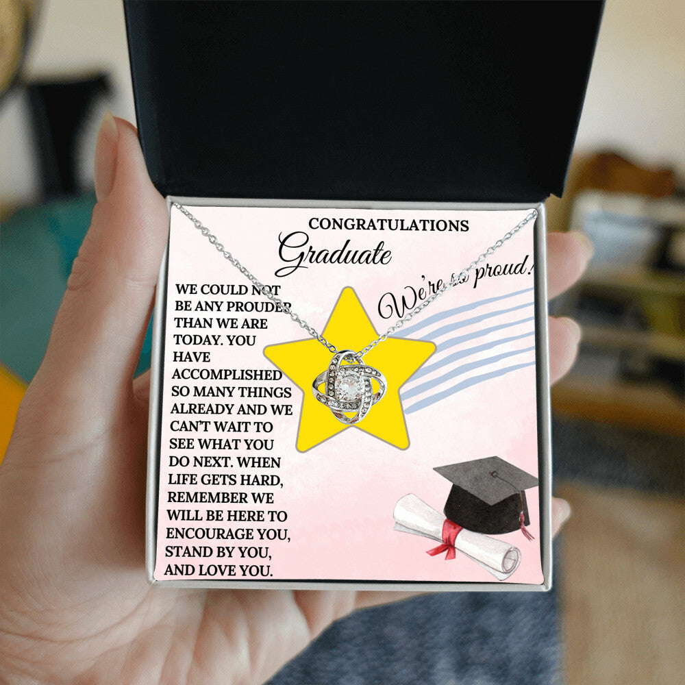 WE'RE SO PROUD GRADUATE NECKLACE