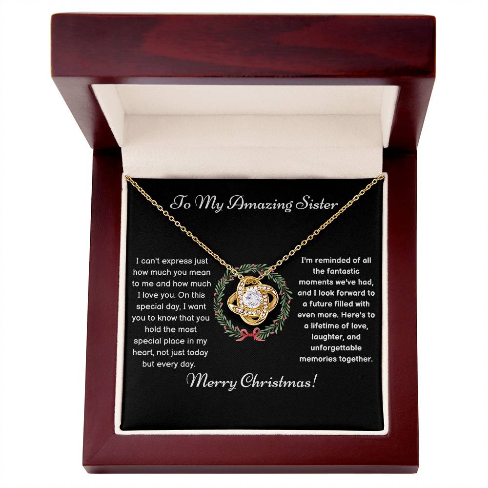 Sister Christmas Necklace