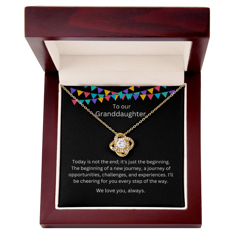 To Our Granddaughter Graduation Necklace