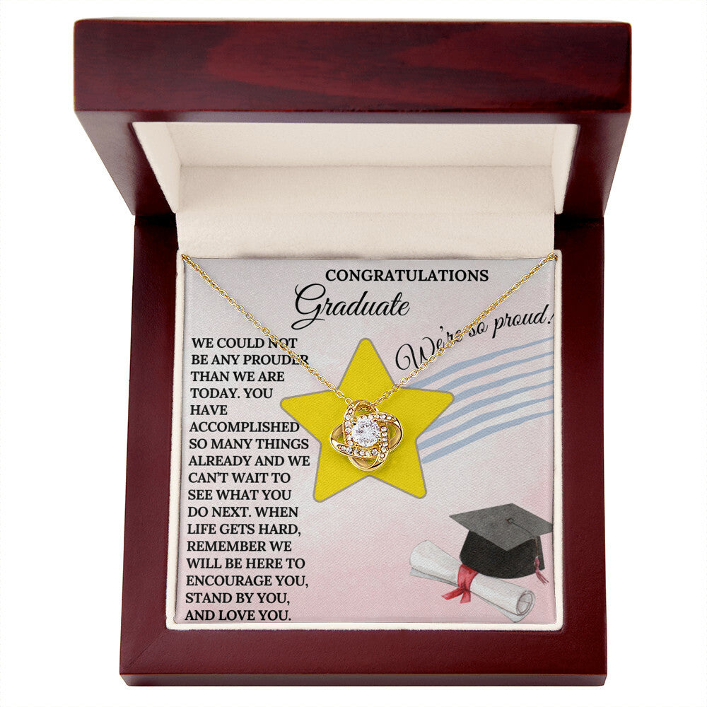 WE'RE SO PROUD GRADUATE NECKLACE