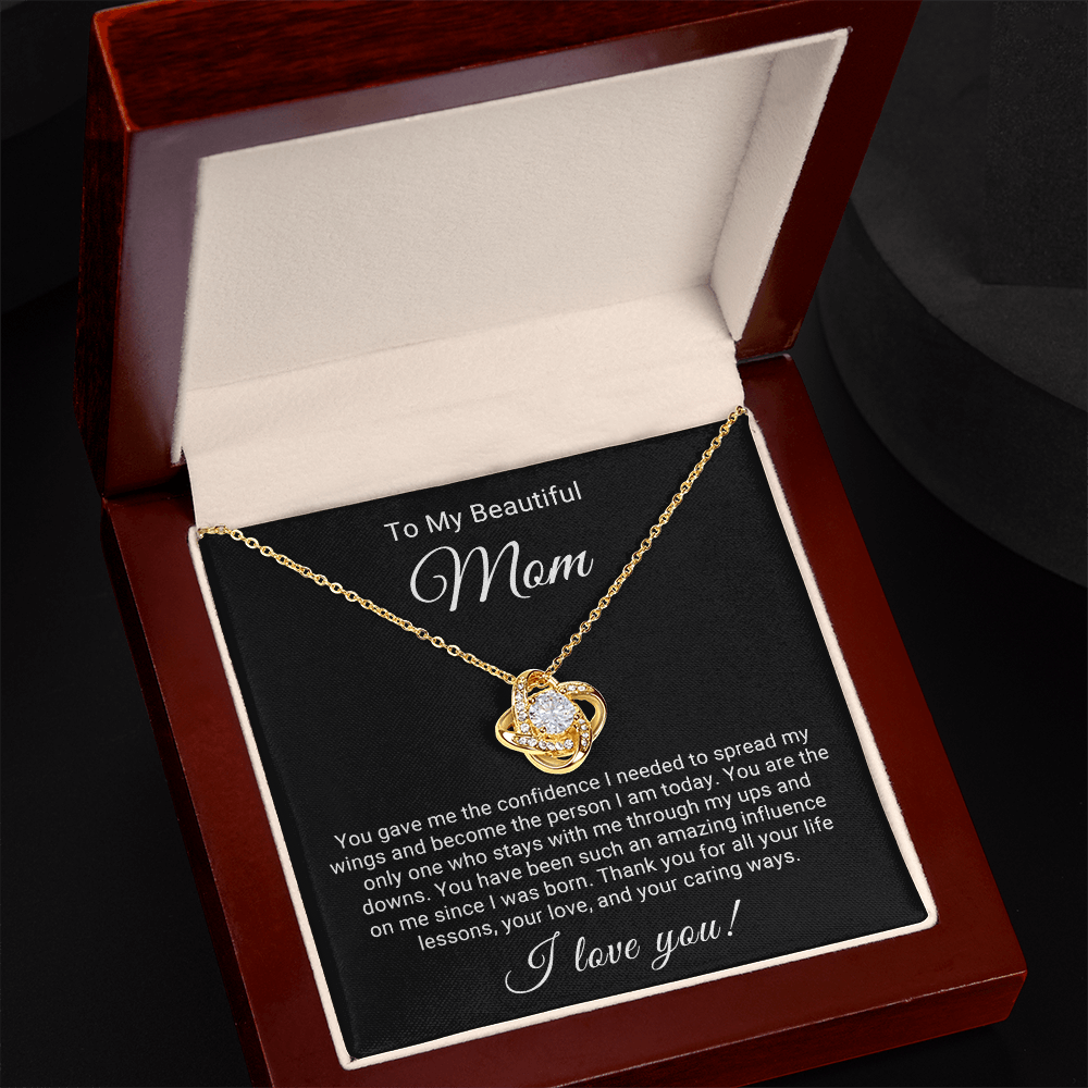Love Knot Pendant Necklace for Beautiful Mom