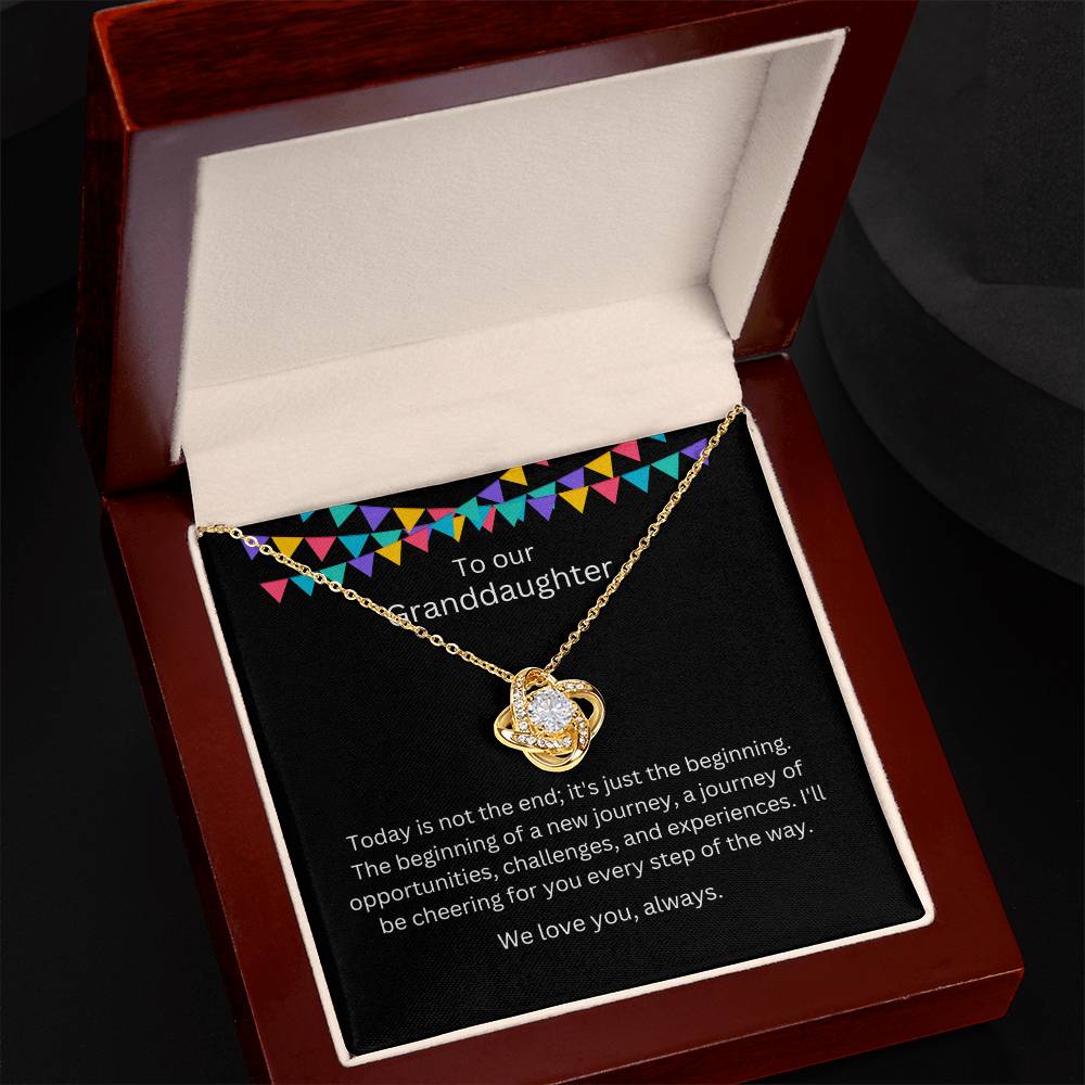 To Our Granddaughter Graduation Necklace