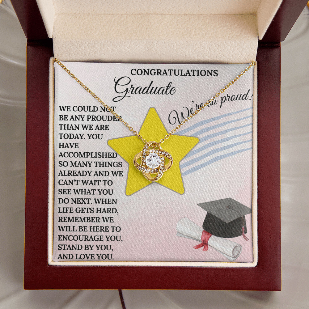 WE'RE SO PROUD GRADUATE NECKLACE