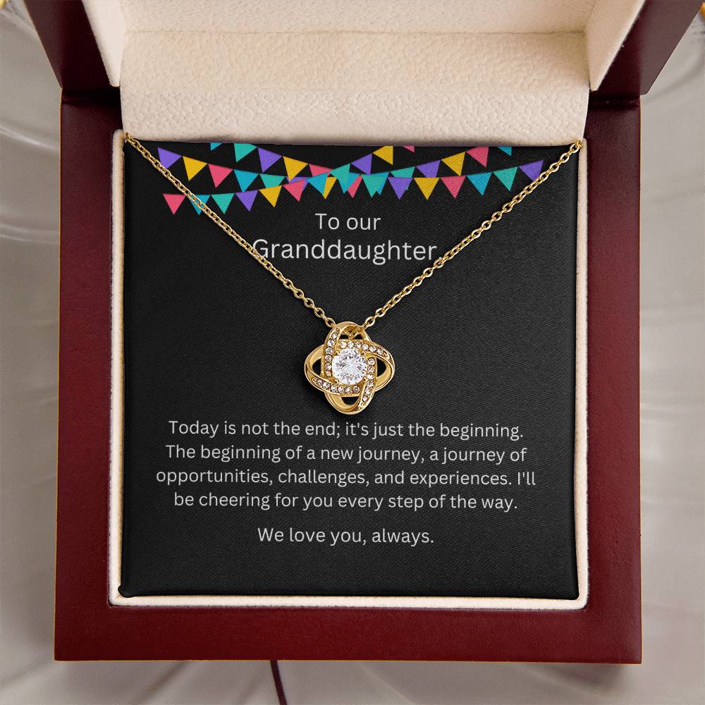 To Our Granddaughter Graduation Necklace