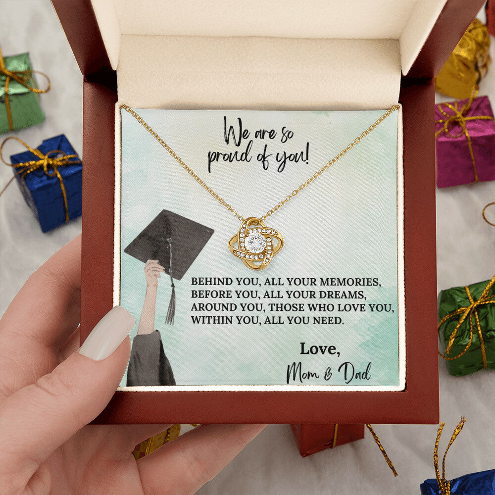 SO PROUD OF YOU DAUGHTER GRADUATION NECKLACE