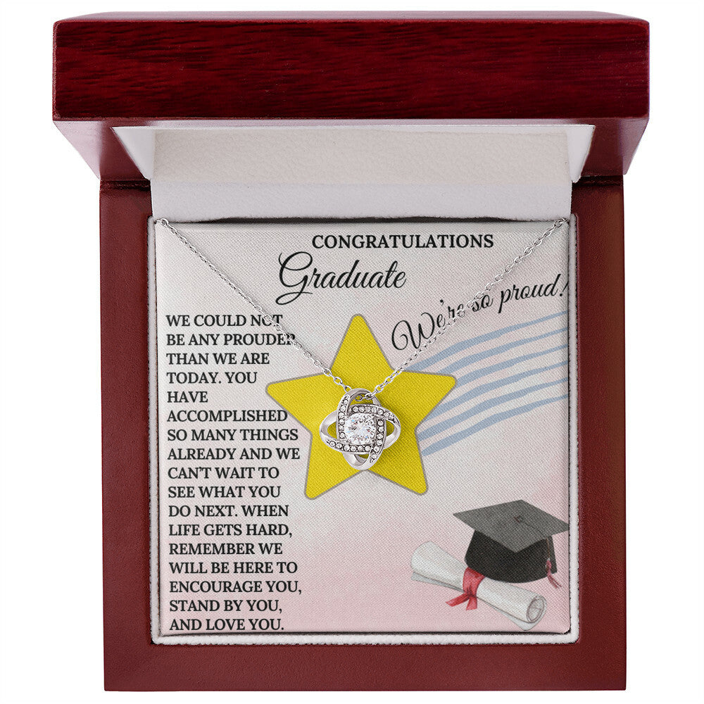 WE'RE SO PROUD GRADUATE NECKLACE