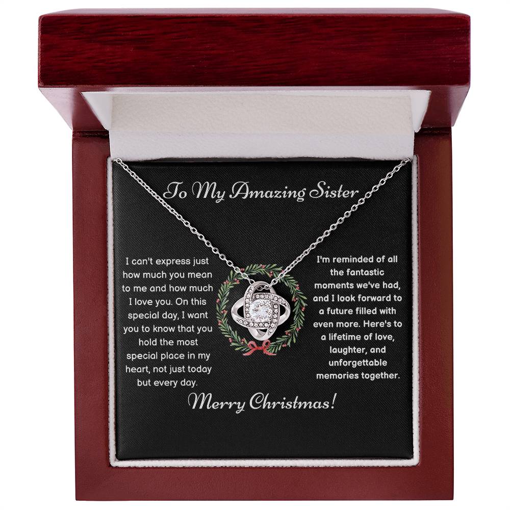 Sister Christmas Necklace