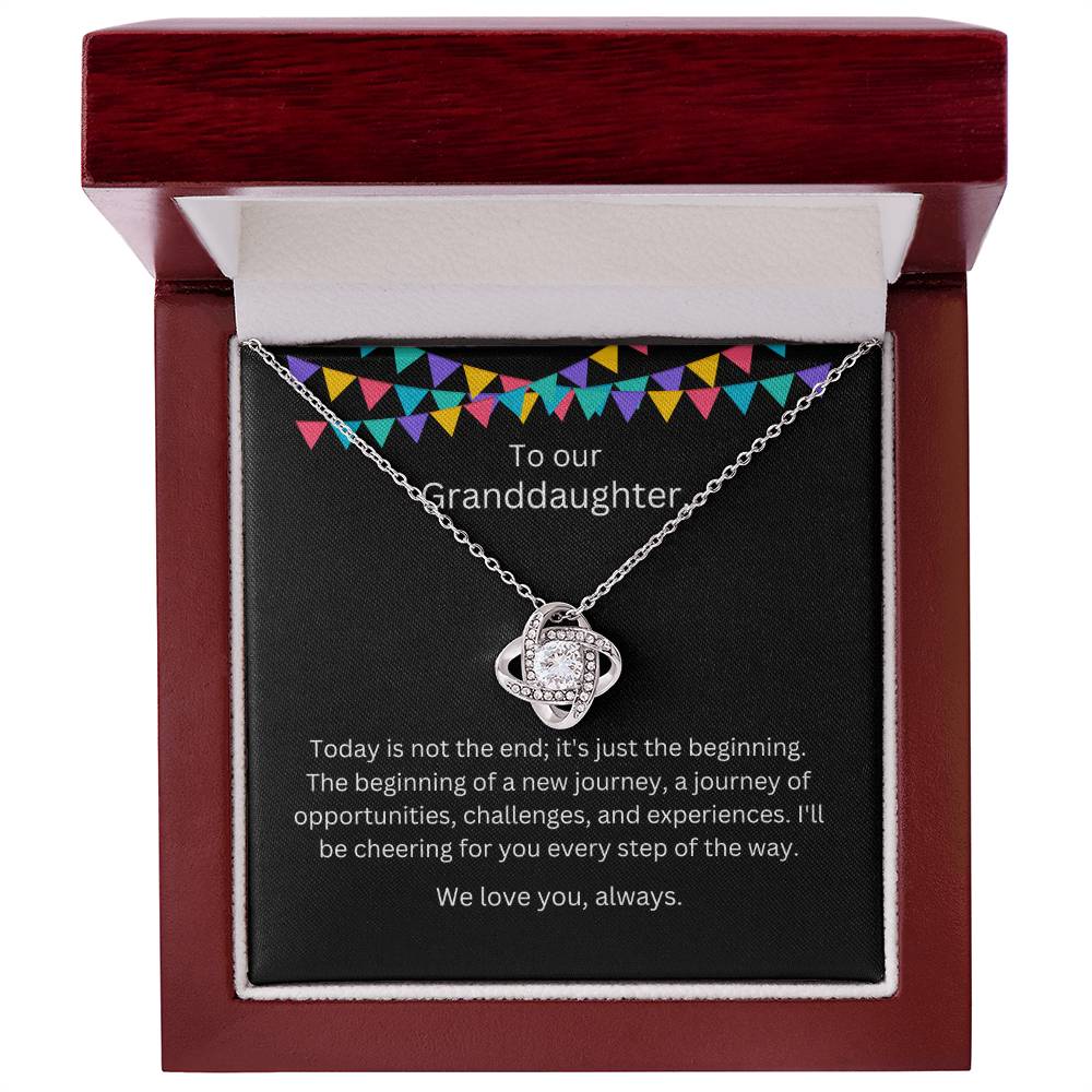 To Our Granddaughter Graduation Necklace