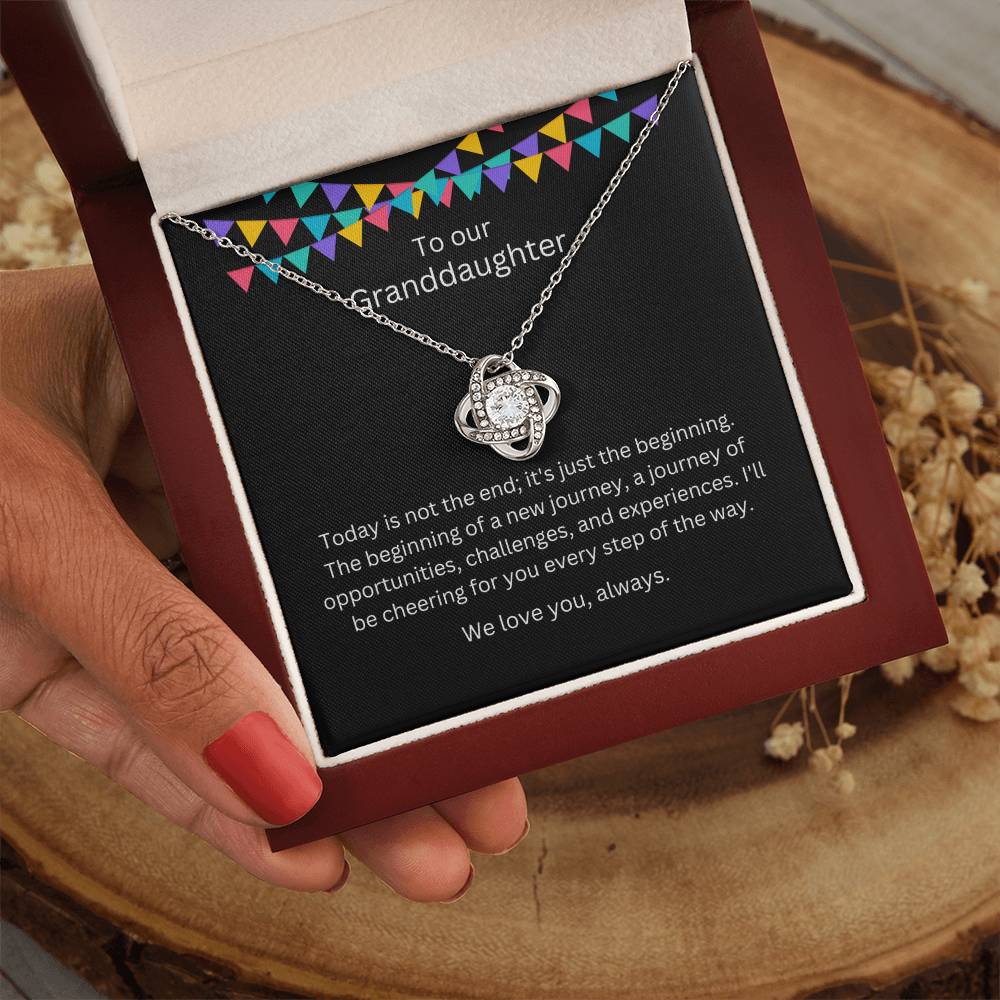 To Our Granddaughter Graduation Necklace